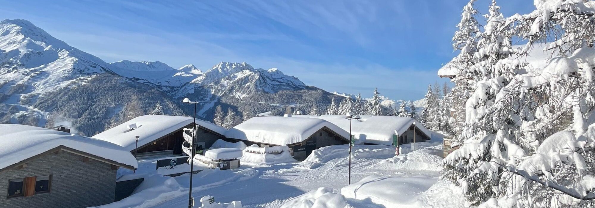 View from Chalet Perdrix, La Rosiere