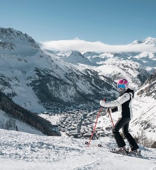 Val d isere spring skiing