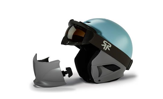fully intergrated ski helmet