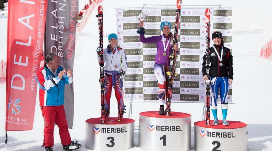 Delancey Champs British Ladies Downhill 1st Chemmy Alcott 2nd Cara Brown 3rd Darcie Mead