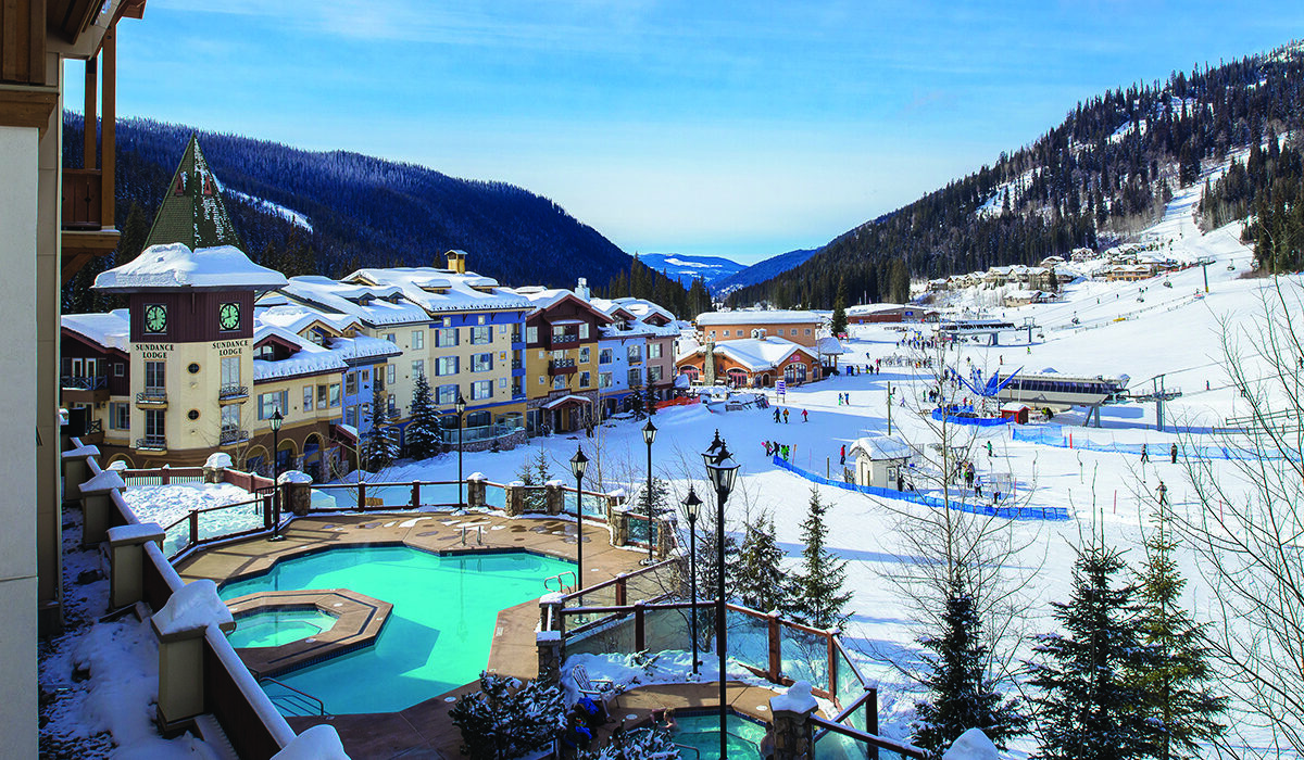 Sun Peaks view of Grand Hotel