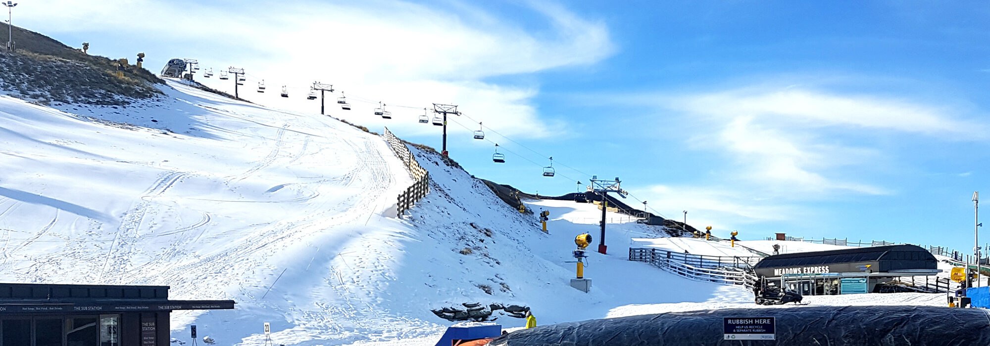 An airbag on the deck for Coronet Peak night skiing this Saturday
