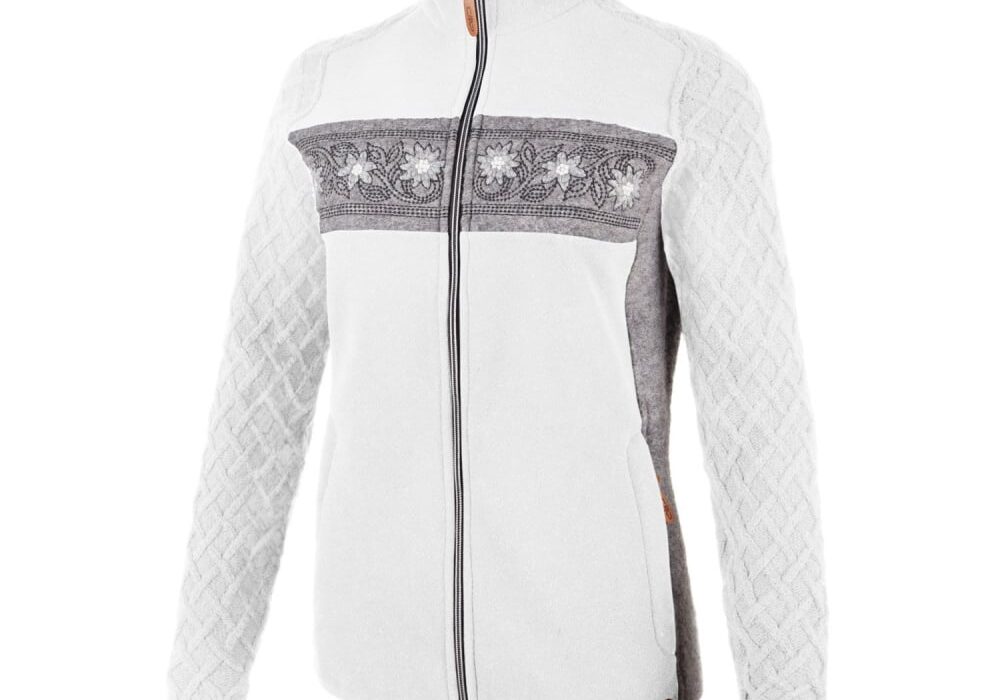 Campagnolo Fleece 1 2 Zip Edelweiss White 
