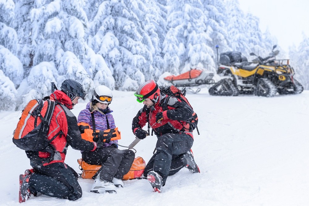 Health Injury Winter Slopes Skiing Mountain
