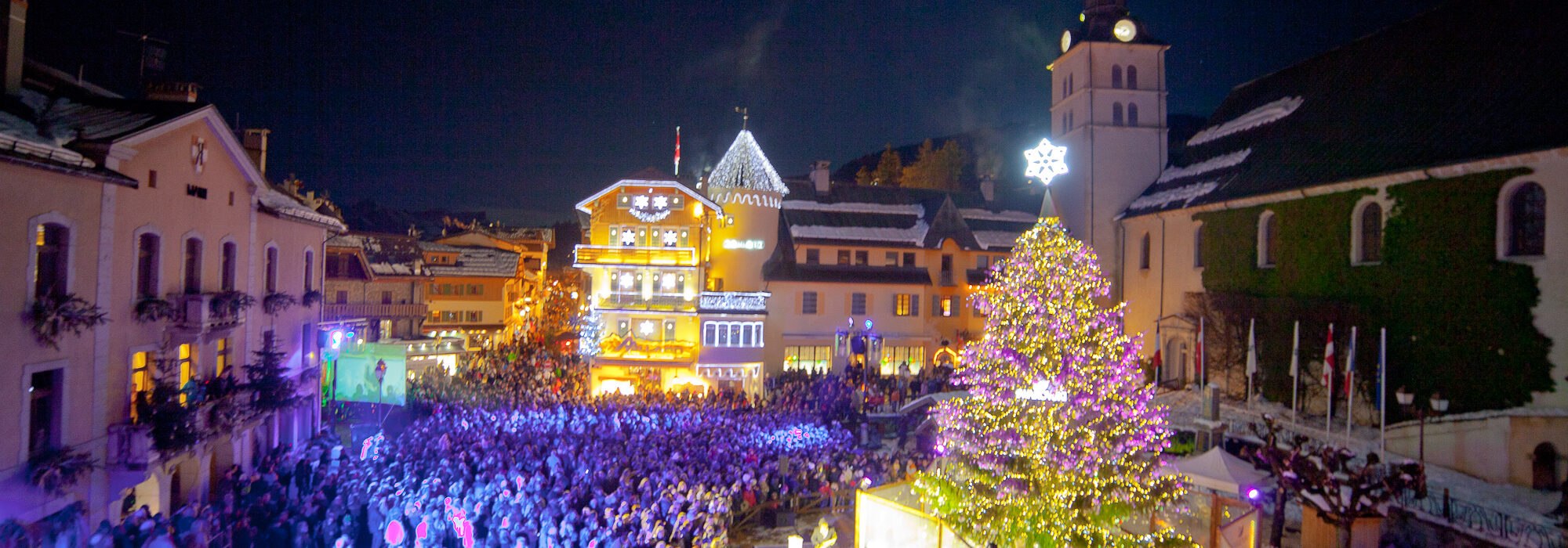 Megeves tree lighting