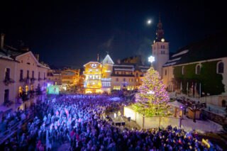 Megeves tree lighting