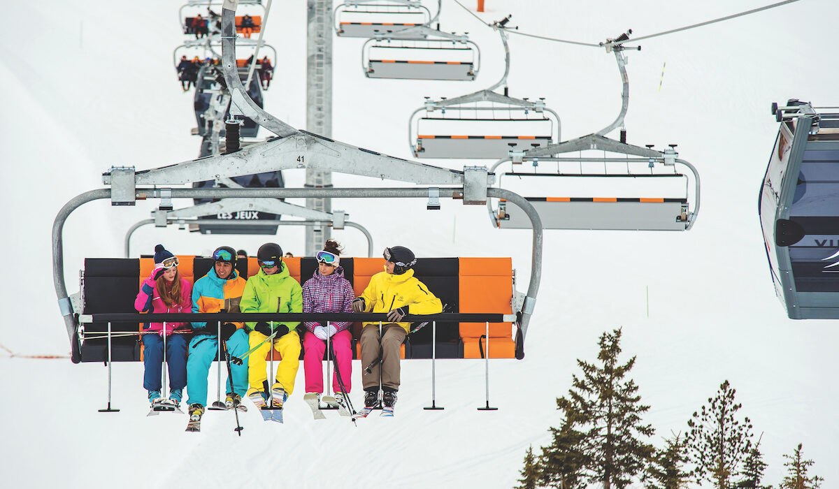 ski lift France alpe dhuez
