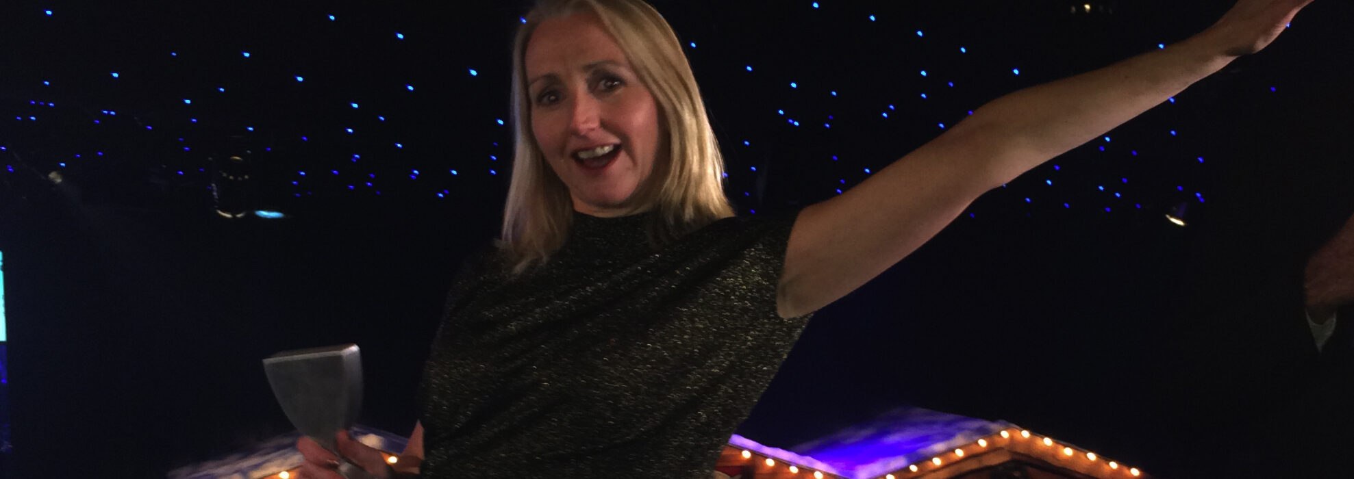 BTA 2017 Crystal wins GOLD. Caroline Child Marketing Director