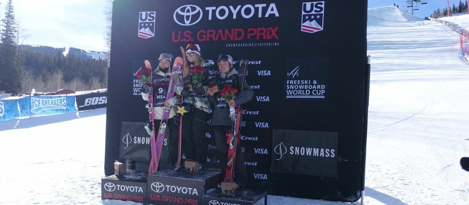 Aspen podium Voisin 2nd USA Killi 1st NOR Atkin 3rd GBR