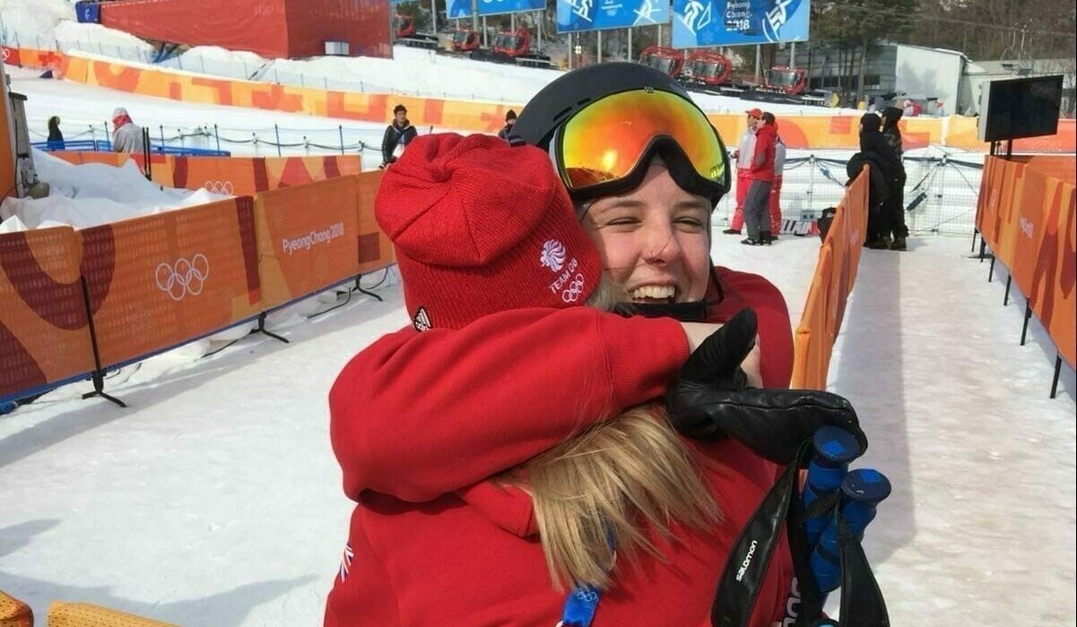 Katie congratulates Molly Summerhayes e1519042659820