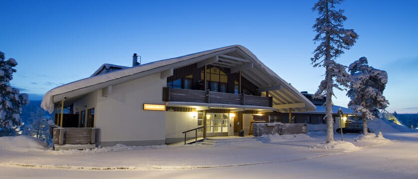 finland lapland saariselka tunturi hotel gielas hotel exterior