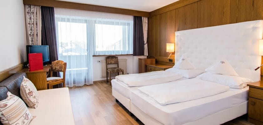 italy dolomites selva hotel alaska bedroom