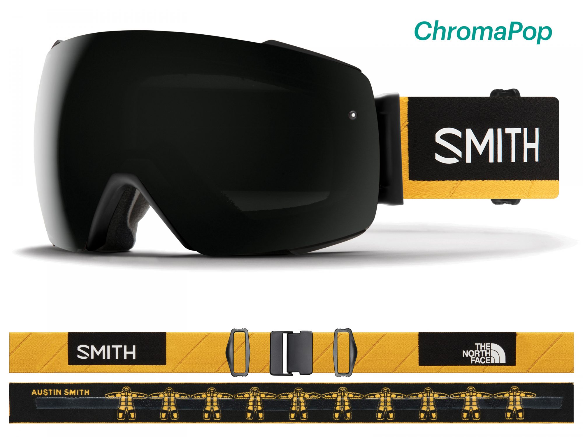 SMITH×THE NORTH FACE×AUSTIN SMITHゴーグル Smith I/O Mag Goggles – Austin Smith x THE NORTH FACE - InTheSnow