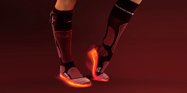 Therm ic Power Heated Ski Sock