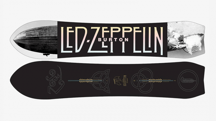 Burton Celebrates 50 Years of Led Zep With Themed Snowboard
