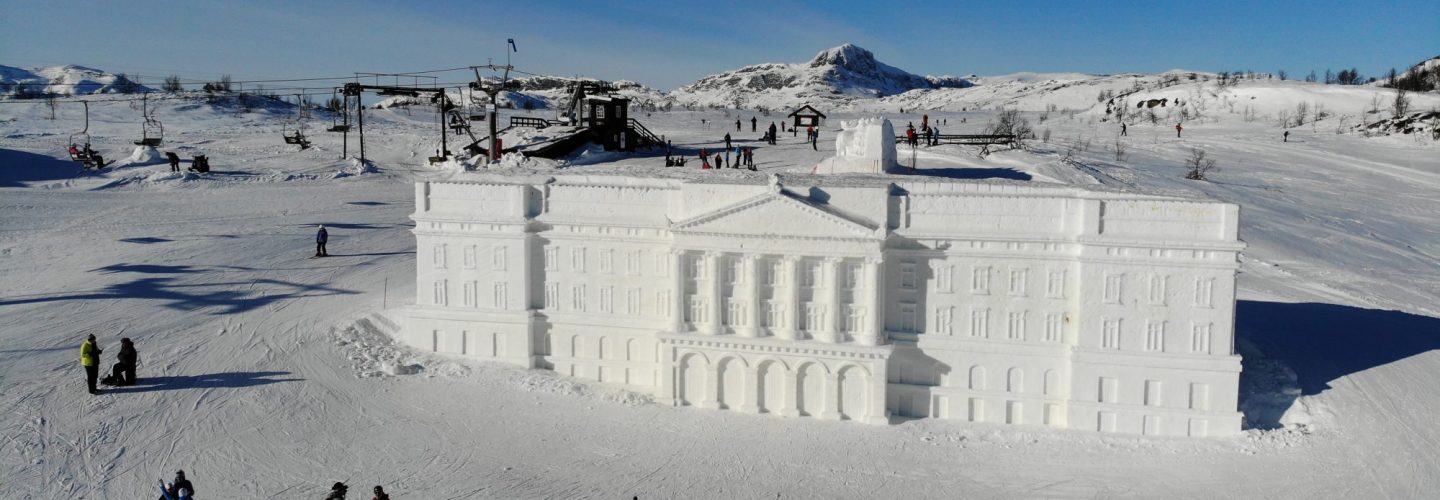 Royal castle drone
