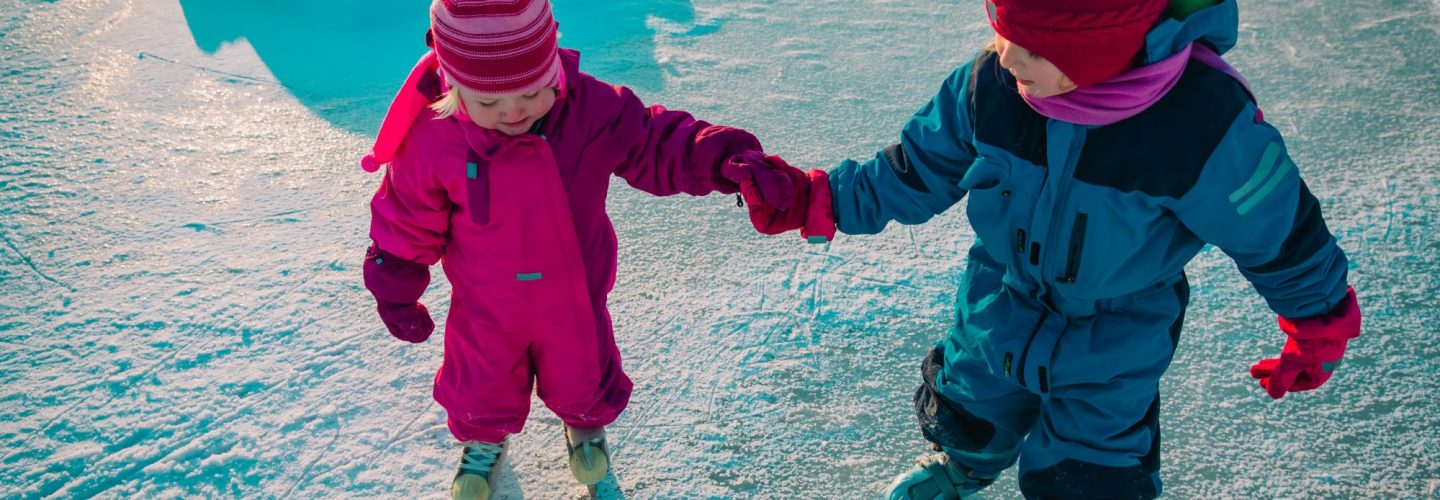 Children With Ice Skates