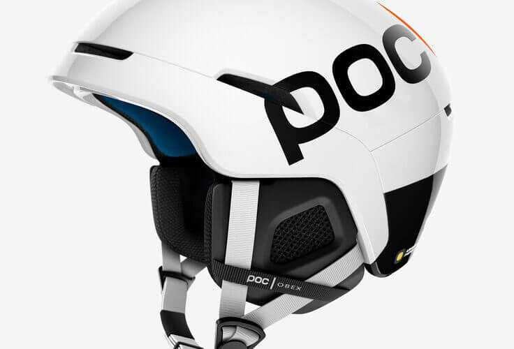 POC Obex BC SPIN White AVIP Helmet Left side