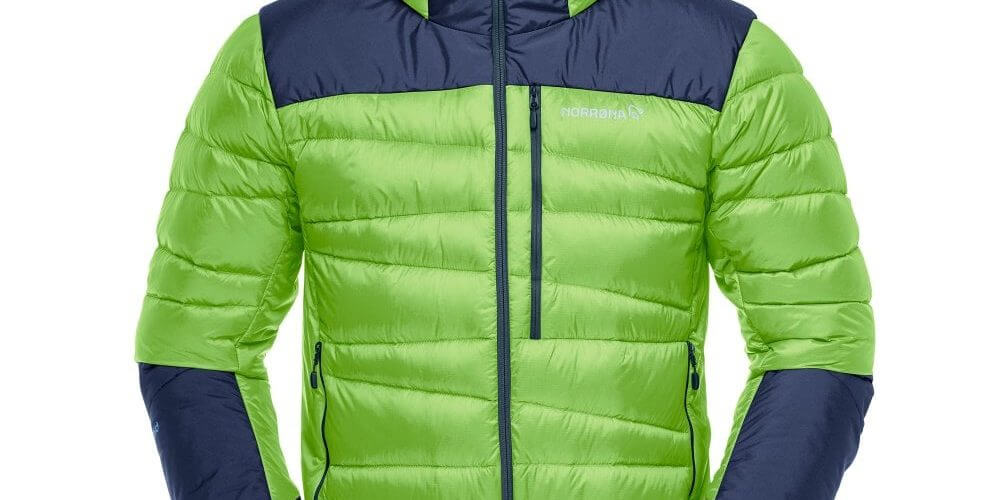norrona falketind down hood jacket bamboo green p17305 21793 image