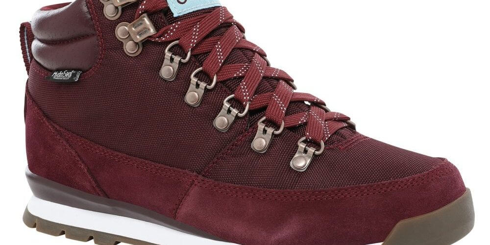 the north face back to berkeley redux womens boot deep garnet red stratosphere blue