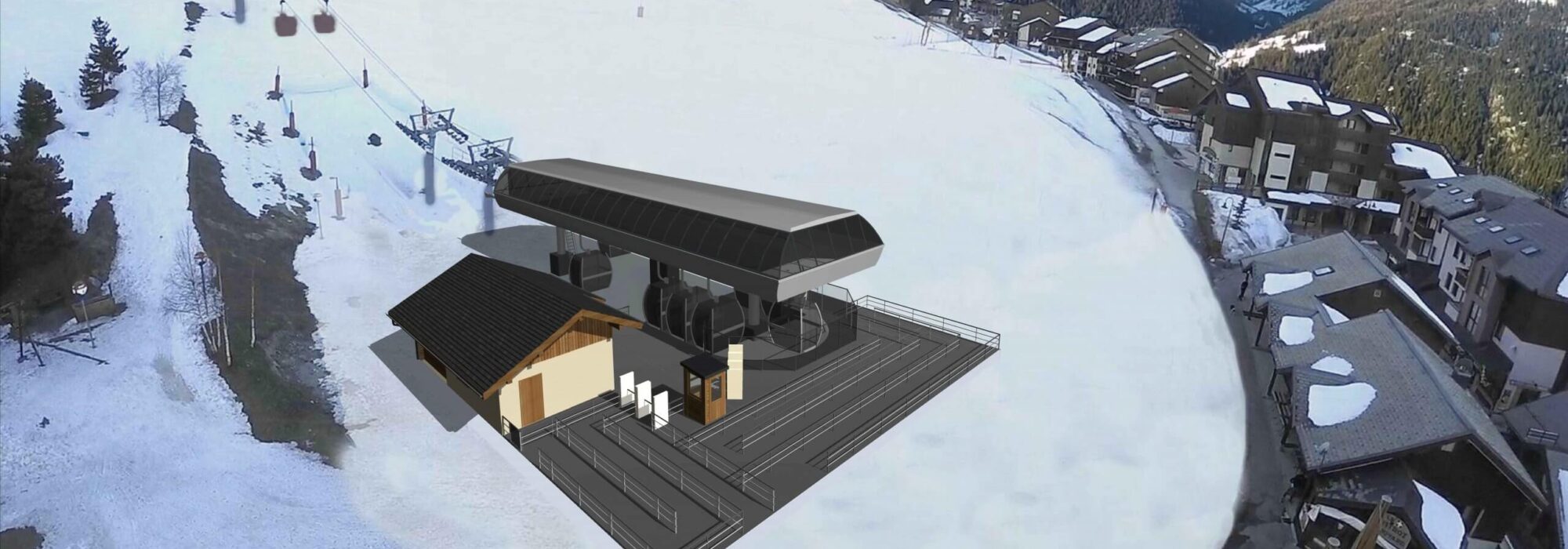 Low Rez Telecabine Vallandry Gare depart@DCSA Ingenieur conseil scaled