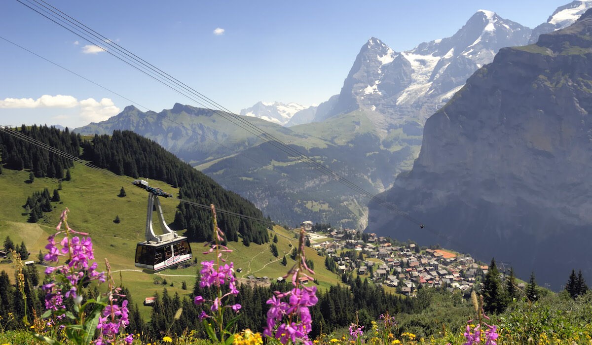 Murren eiger monch jungfrau view