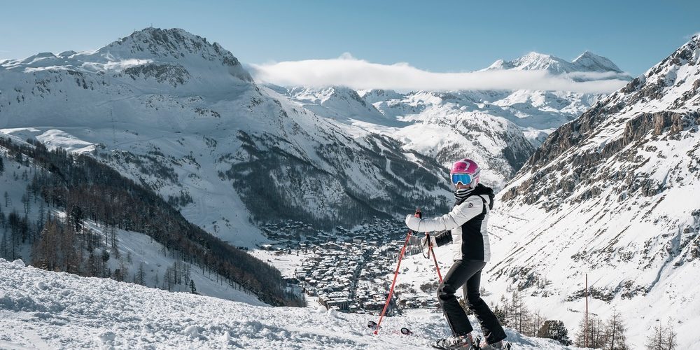 Val d isere spring skiing