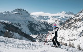 Val d isere spring skiing