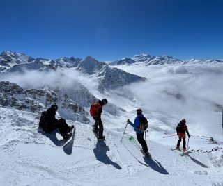 late season ski conditions Alps