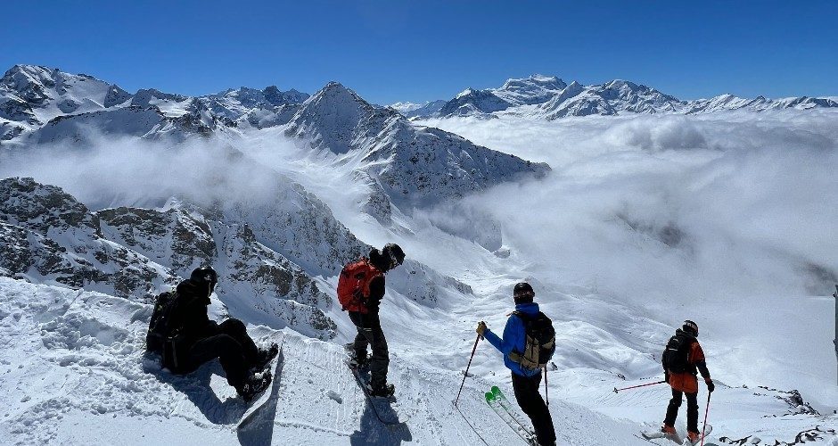 late season ski conditions Alps